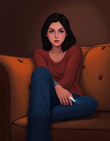 Иллюстрация персонажа Лиза